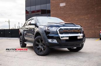 FORD RANGER RTG GLOSS BLACK MILLED ACCENTS